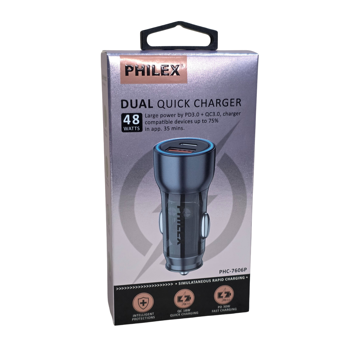 Philex Dual USB Quick Charger