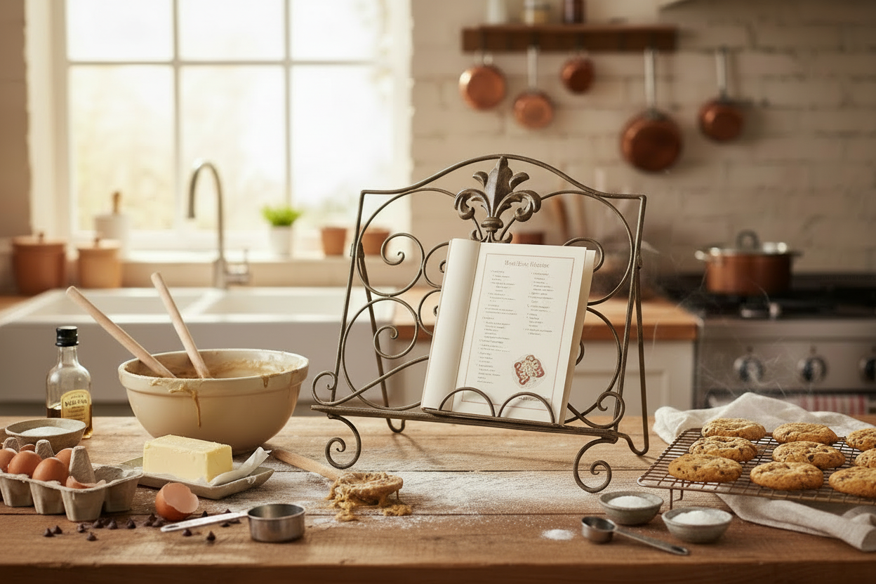 Cook Book Stand Fleur