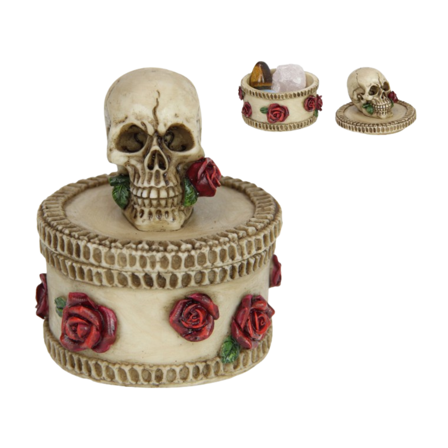 Skull & Rose Small Container