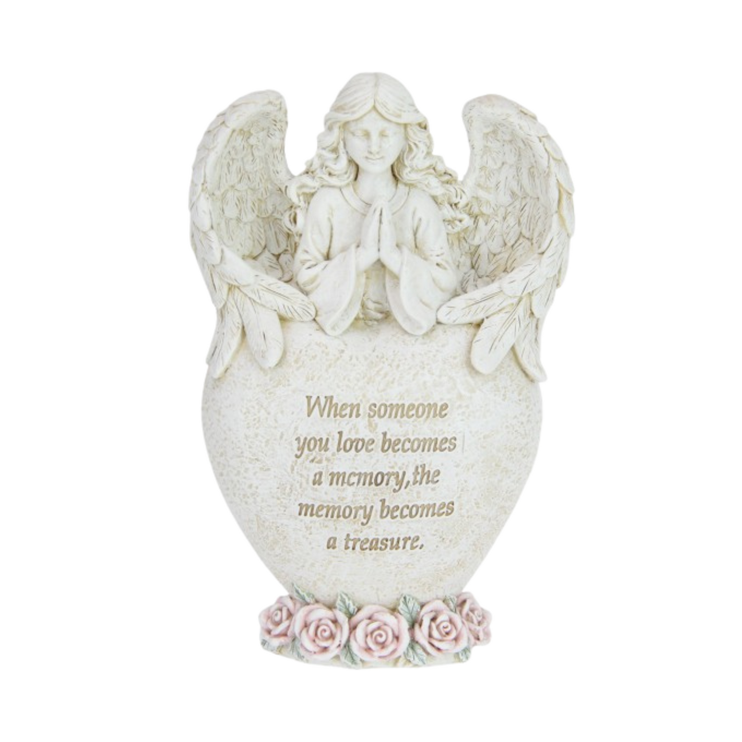 18cm Angel Heart with Message