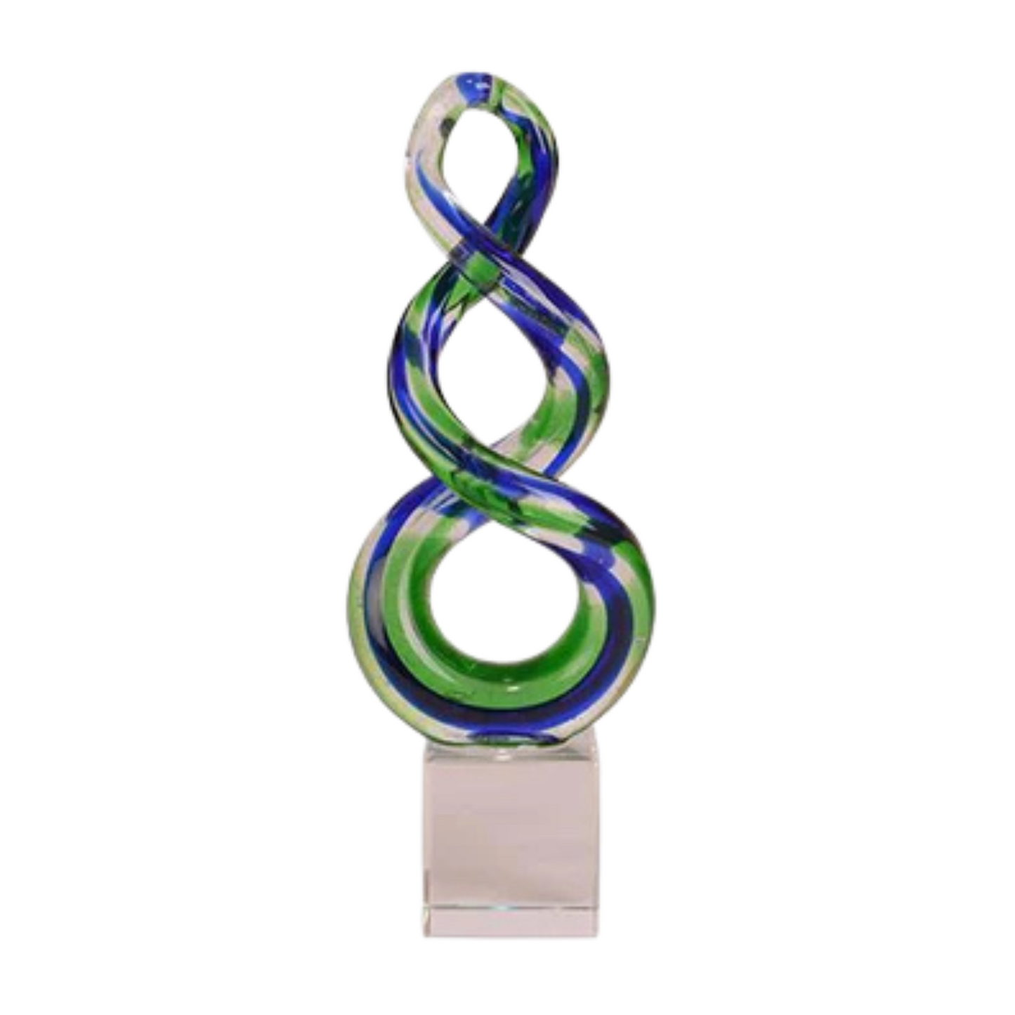 Glass Double Twist Ornament