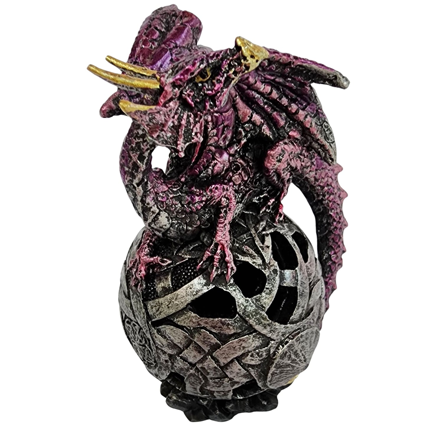 Purple Dragon on Orb (led light)