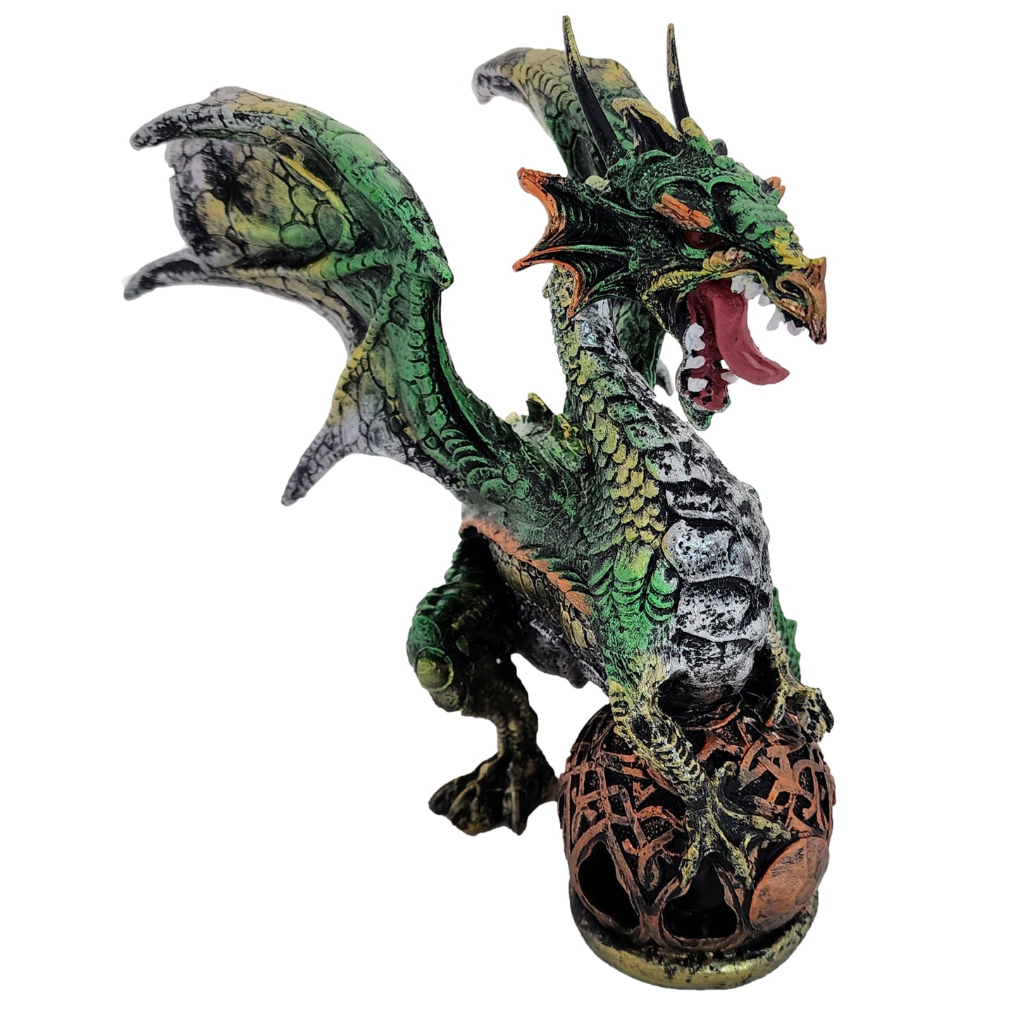 Green Dragon on Orb (LED)