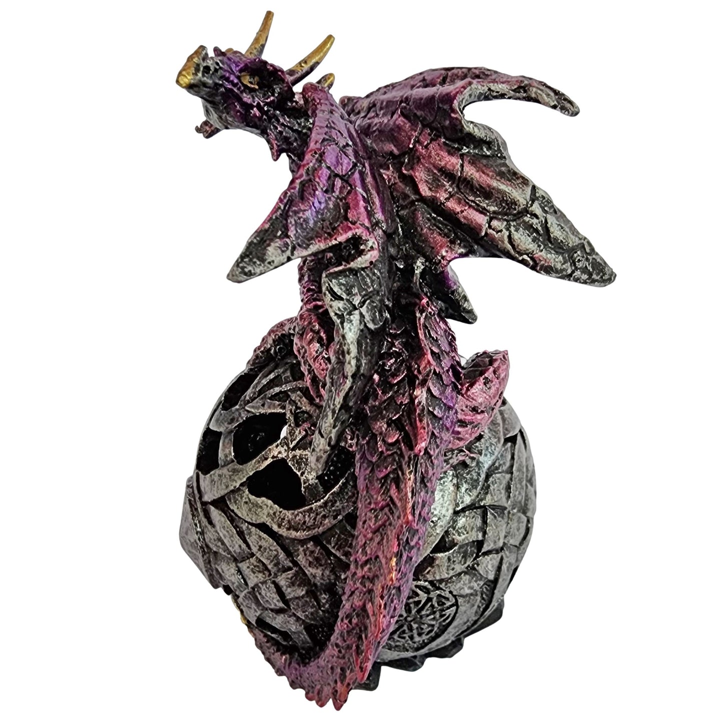 Purple Dragon on Orb (led light)
