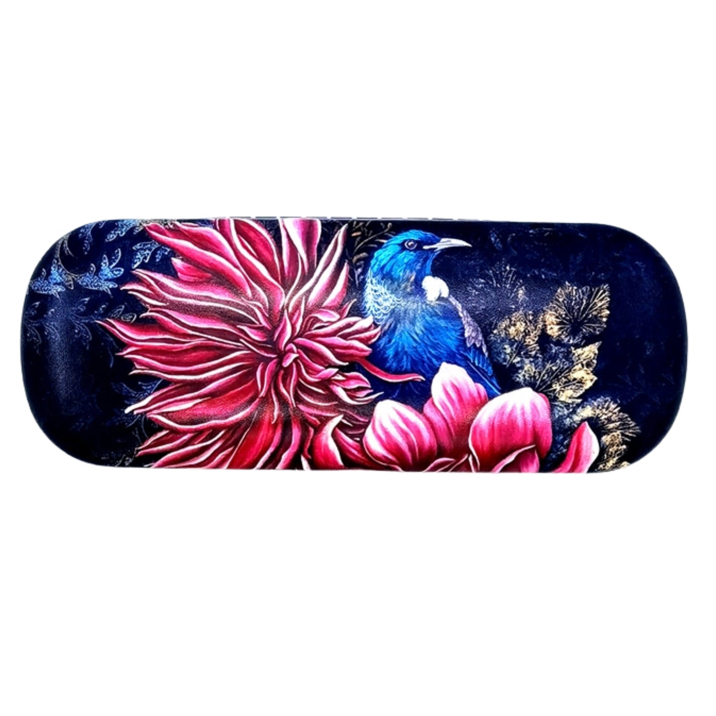 NZ Artwork Glasses Case - Tui