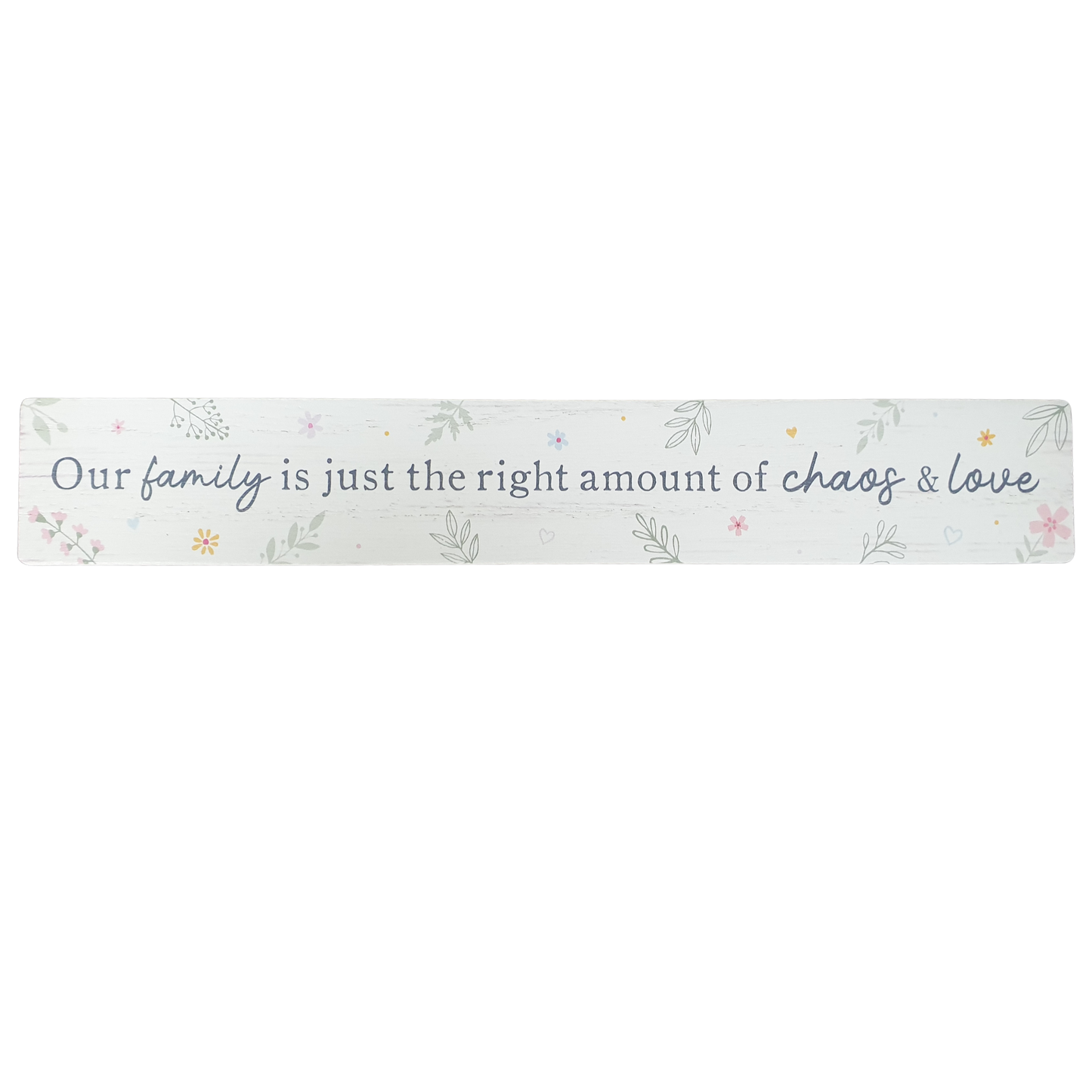 25cm Home Plaque - Love & Chaos