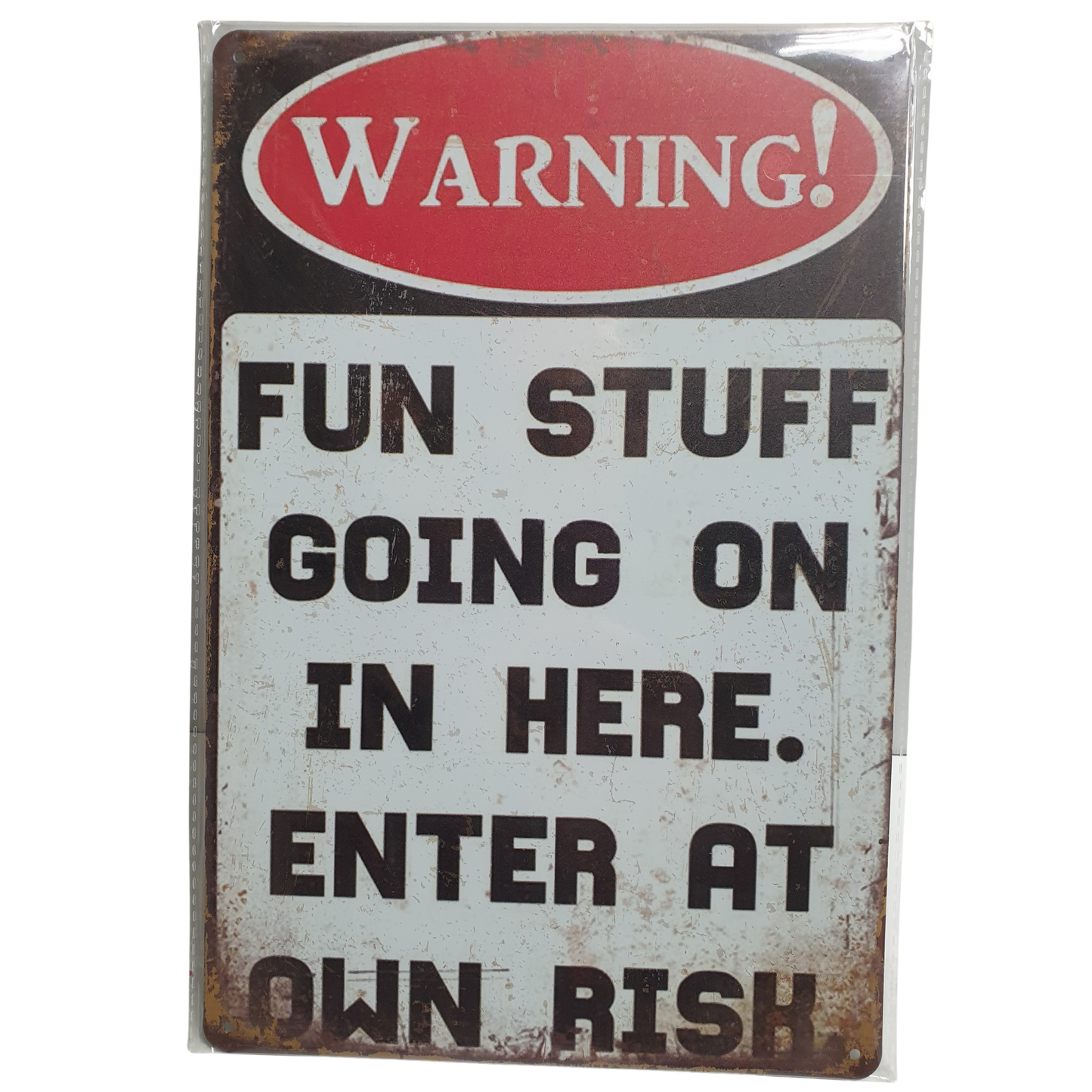 Art Tin - Warning Fun