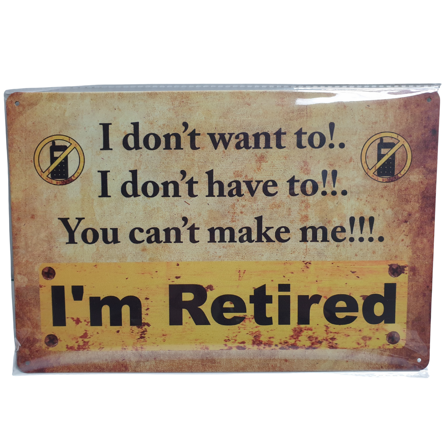 Art Tin - I'm Retired