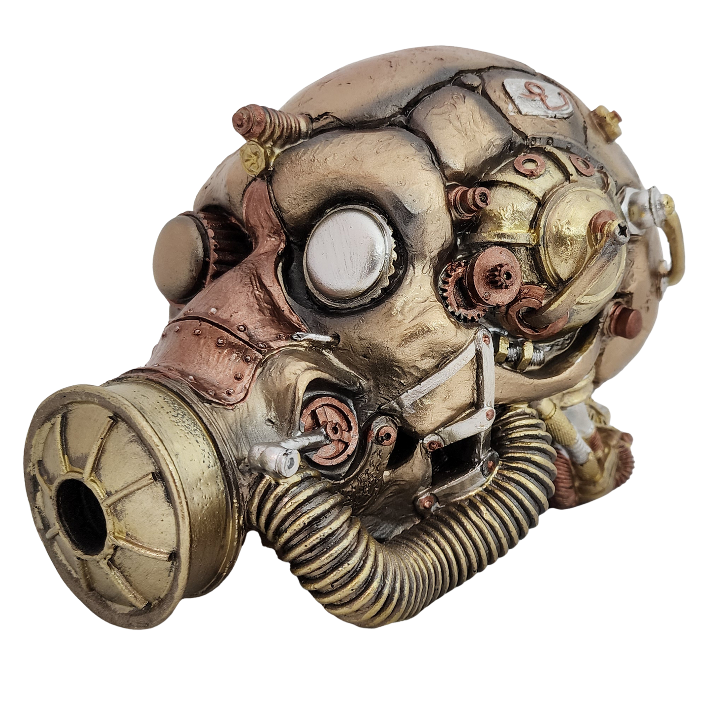 Steampunk Gasmask Skull