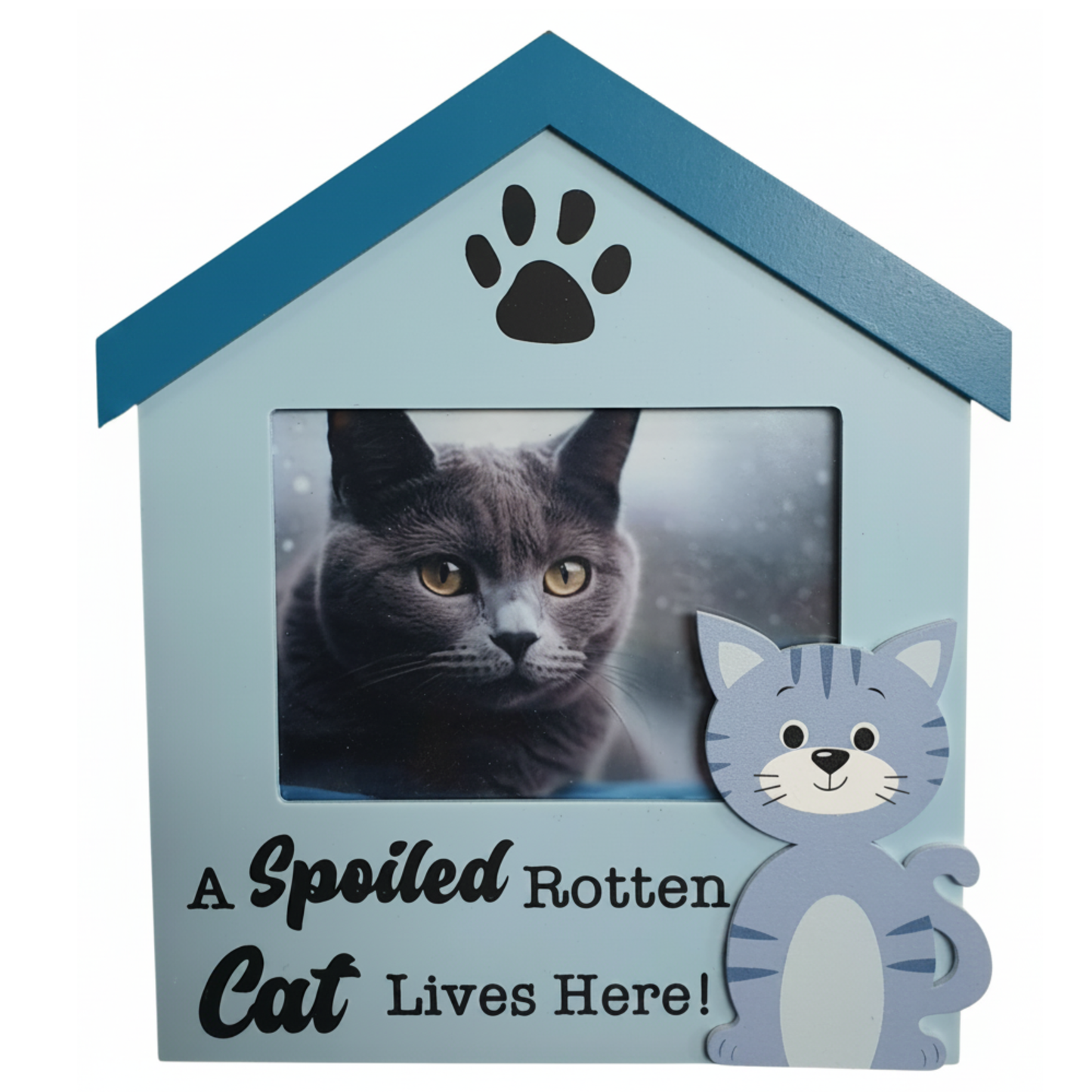 Spoiled Cat Photo Frame 6x4
