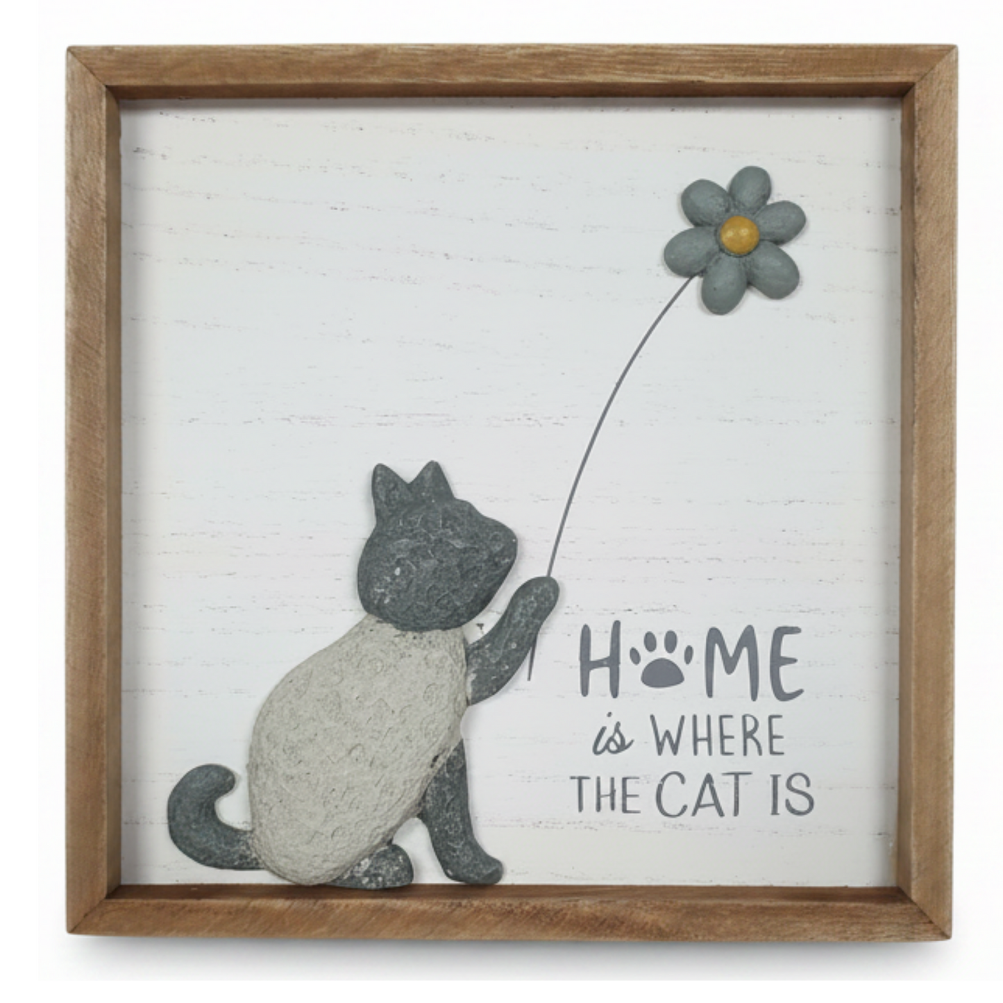 18cm Plaque with Cat