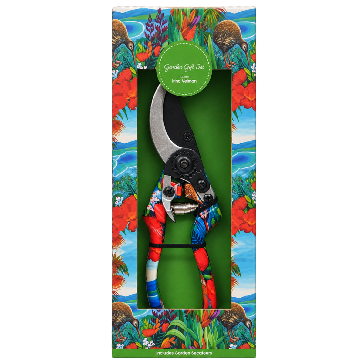 NZ Artwork Garden Secateurs Kiwi