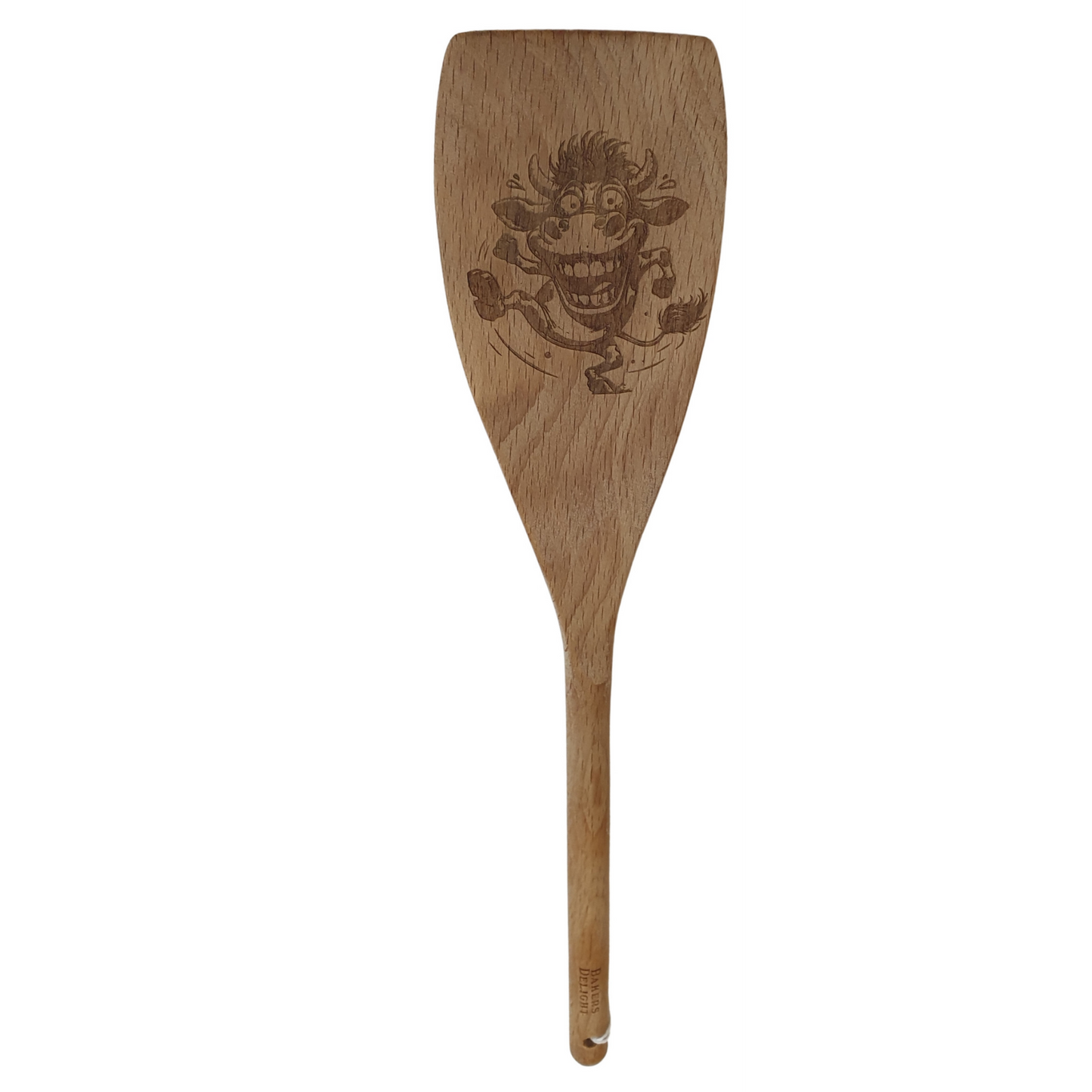 Wooden Spatula - Dancing Cow