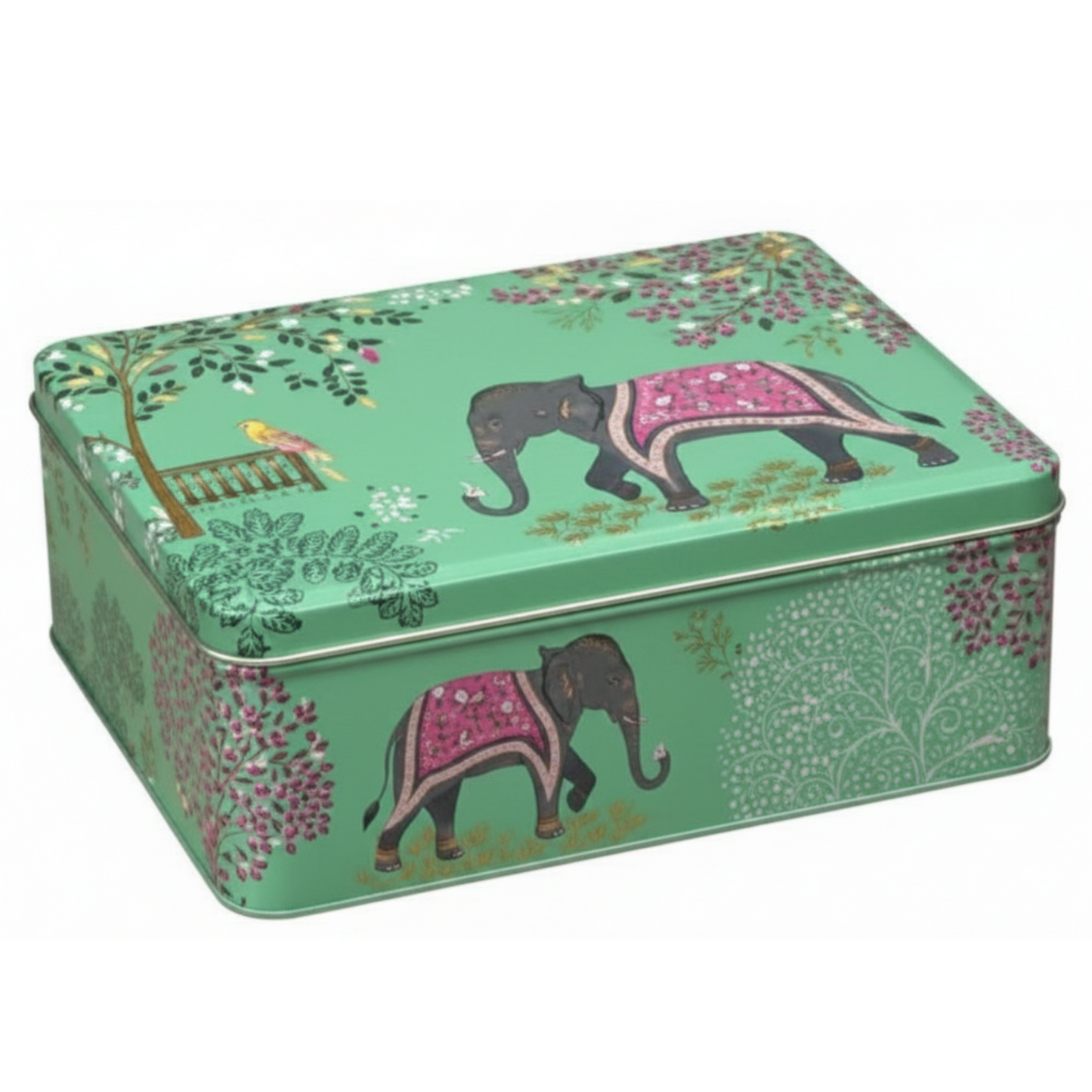 Sara Miller - India - Deep Rectangular Tin