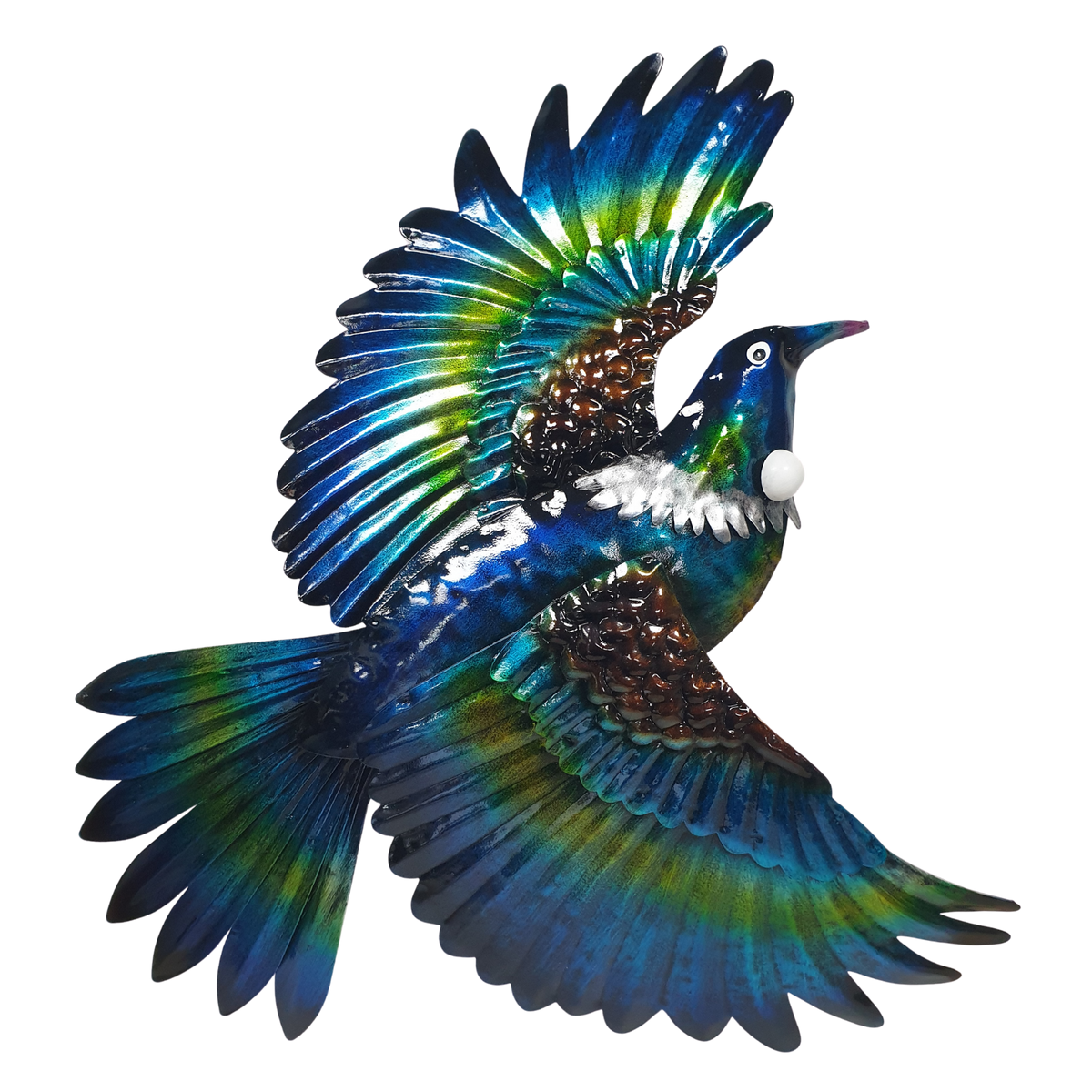 Metal Wall Hanging - Tui in Flight