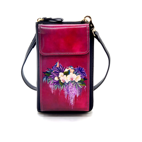 NZ Artwork Cell Phone Bag/Wallet Kingfisher