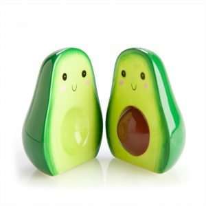 Avocado shaped Salt & Pepper Set