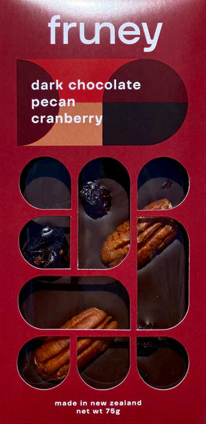 Fruney Dark Chocolate, Pecan & Cranberry