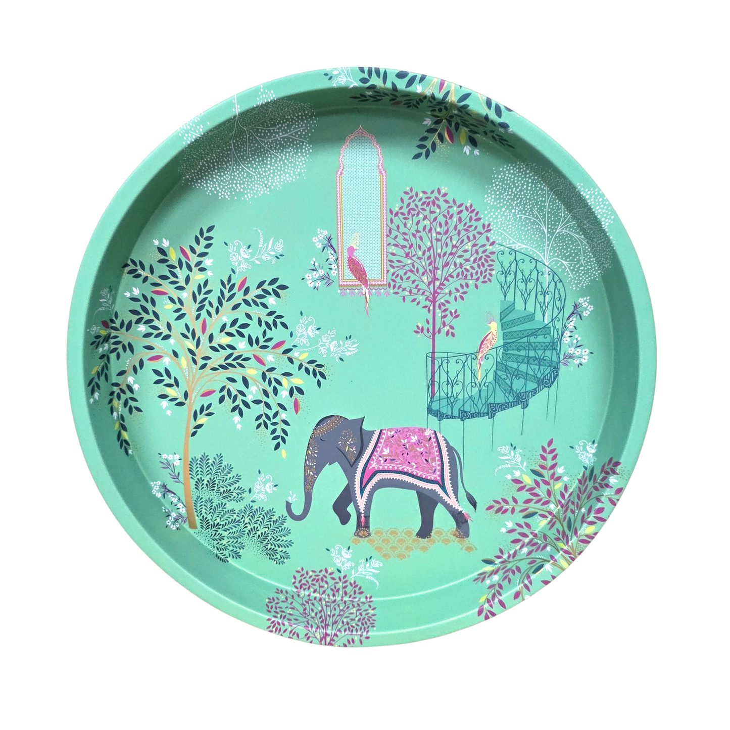 SM India Elephant Tin Tray