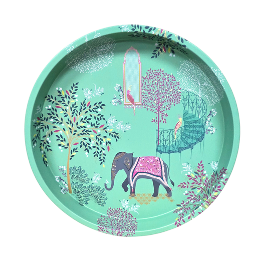 SM India Elephant Tin Tray