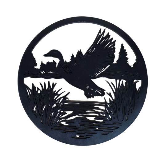 NZ Wall Art Circle - Duck