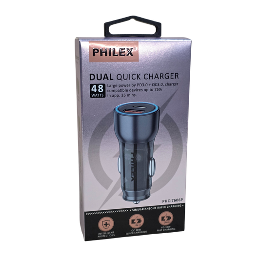 Philex Dual USB Quick Charger