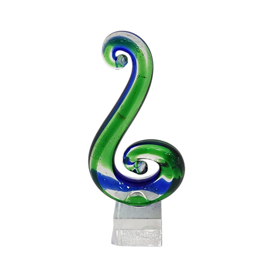 Glass Koru Ornament