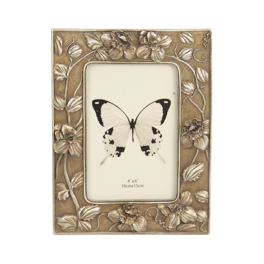 Trailing Flowers 6x4 Frame Champagne