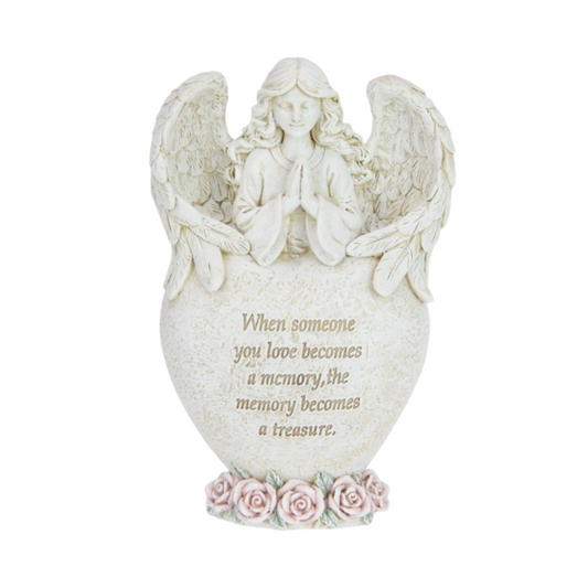 18cm Angel Heart with Message