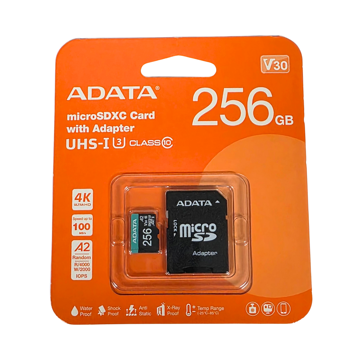 Adata MicroSDXC Card with Adapter 256gb