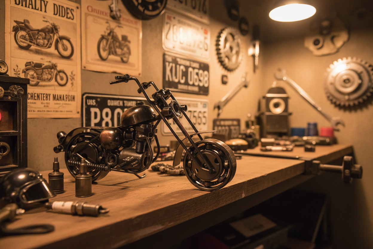 Steampunk Bike Copper E8436