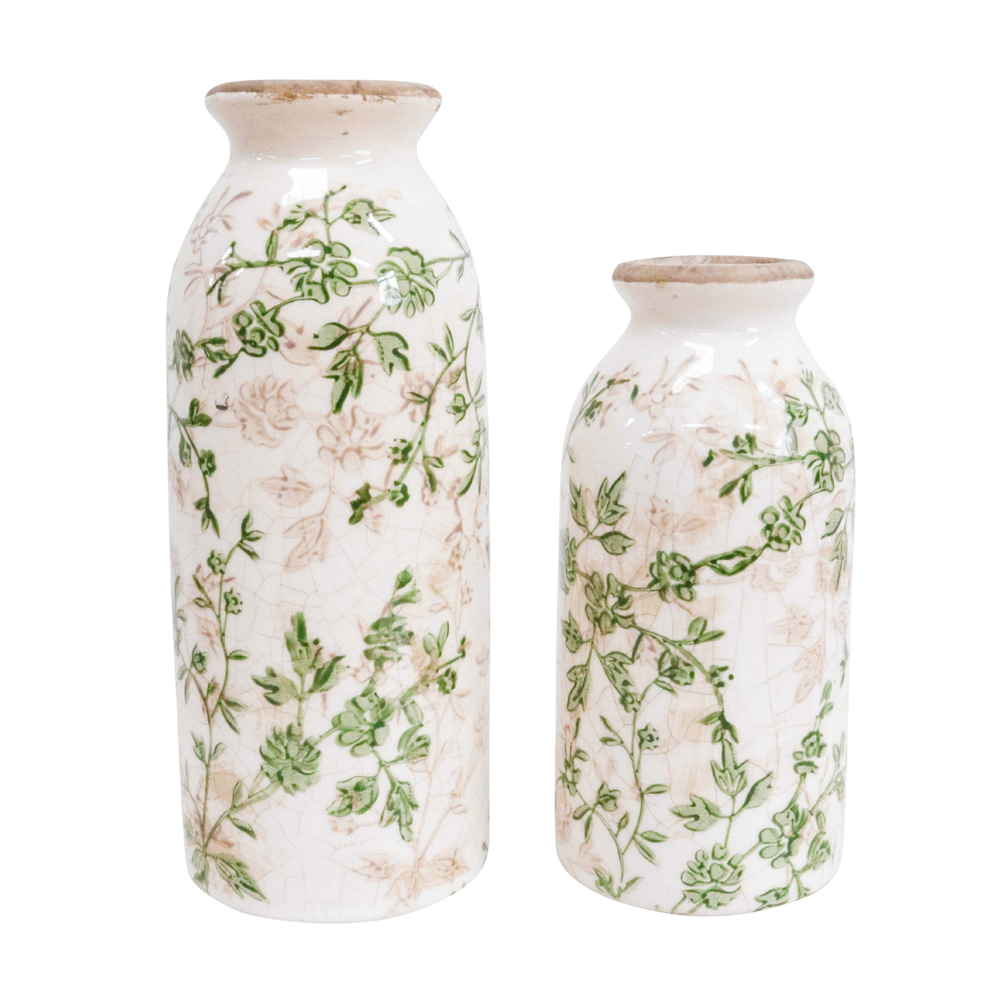 Bud Vase Set of Two - Evergreen