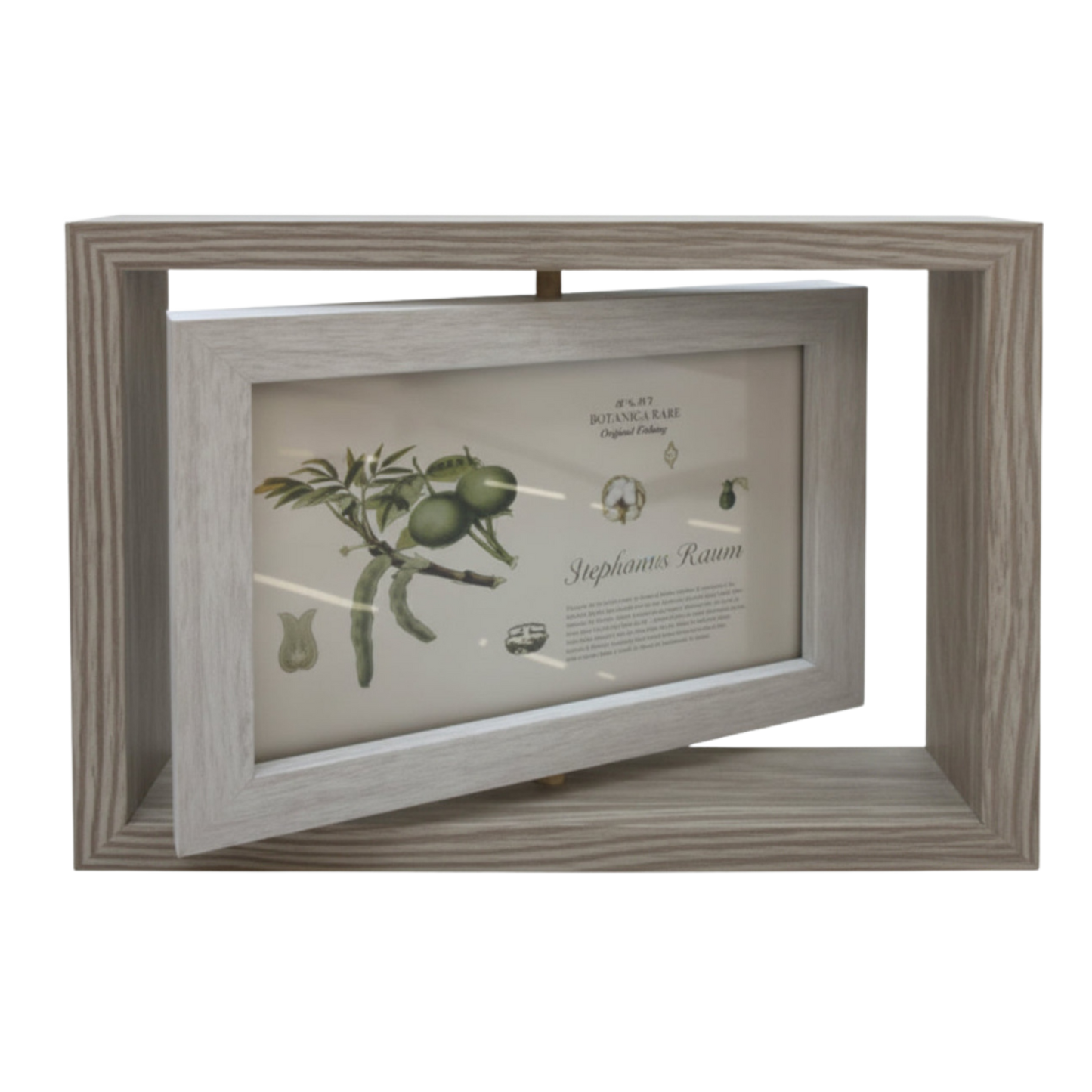 Paula 2 Sided Rotating Frame 5x7 Natural