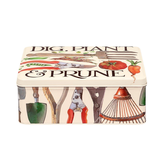 Emma Bridgewater Garden Tools Deep Rec Tin - DIG2670