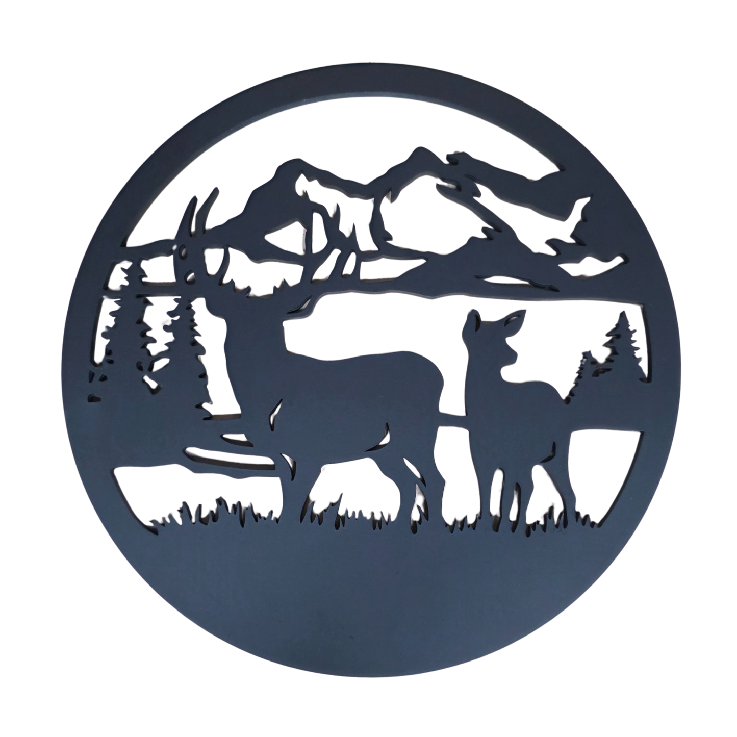NZ Wall Art - Deer Circle