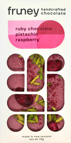 Fruney Ruby chocolate, Pistachio & Raspberry bar