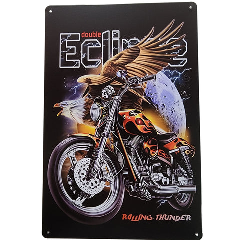 Eclipse Tin Sign