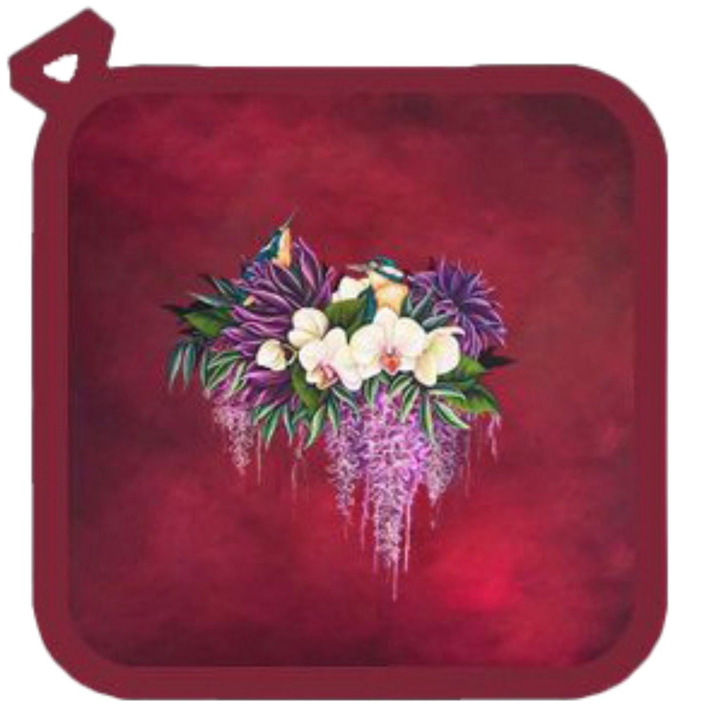 NZ Artwork Pot Holder - Kingfisher