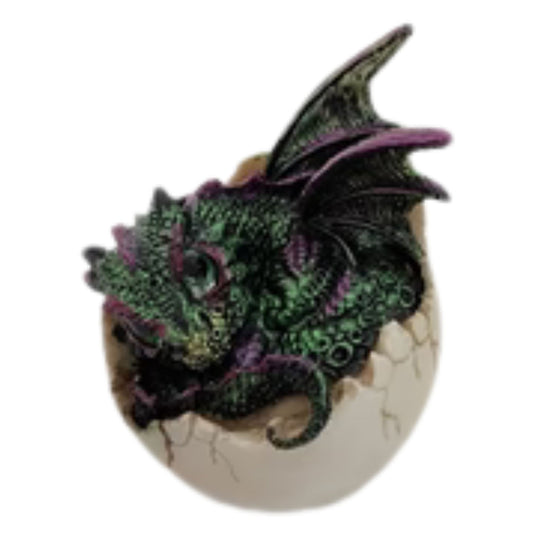Green Dragon in Egg (med)