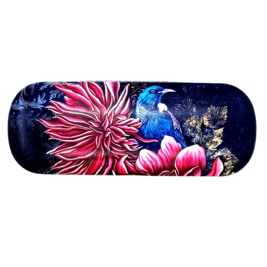 NZ Artwork Glasses Case - Tui