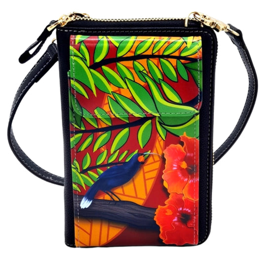 NZ Artwork Cell Phone Bags - Huia Bird