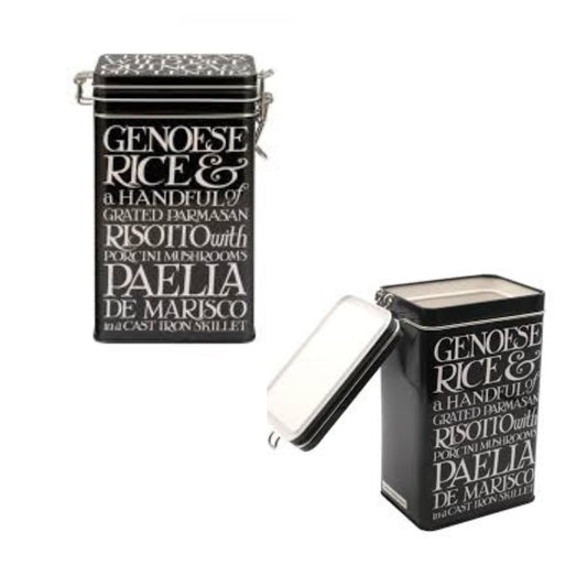EB Rectangular Tin - Black & White Medium