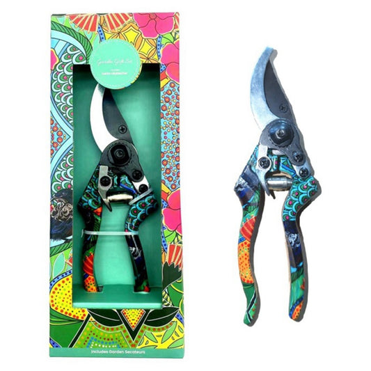 NZ Artwork Garden Secateurs - Tui Lucia