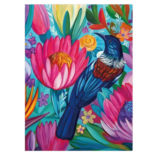 NZ Artwork Tea Towel - Tui Irina
