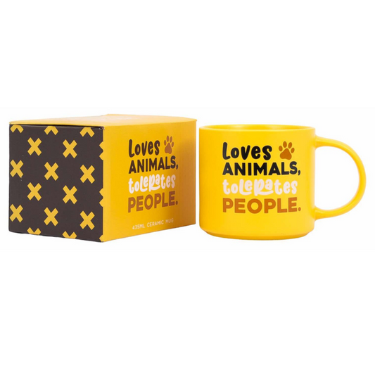 Cheeky Loves Animals Mug