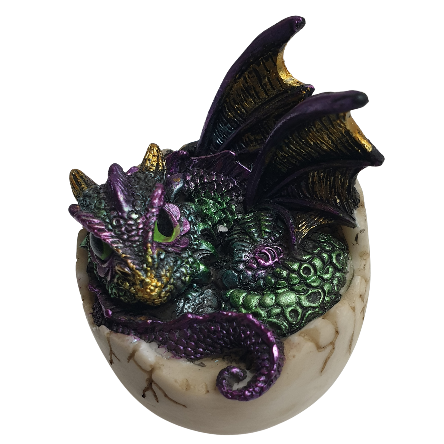 7cm Dragon in Egg Green
