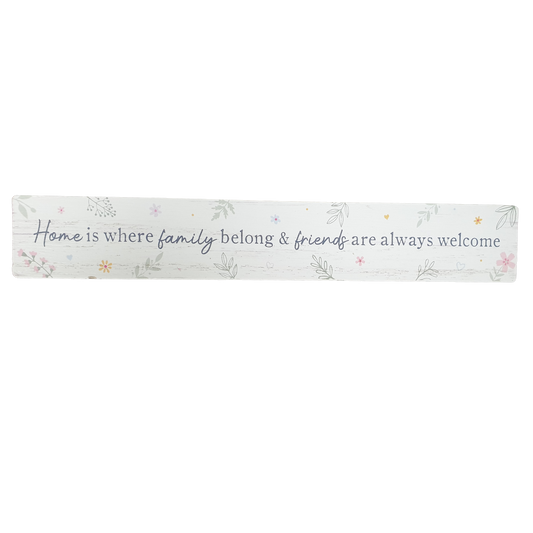 25cm Home Plaque - Family & Friends
