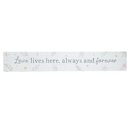 25cm Home Plaque - Love Forever