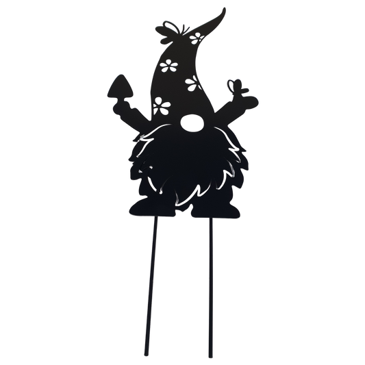 52cm Metal Gnome Stake