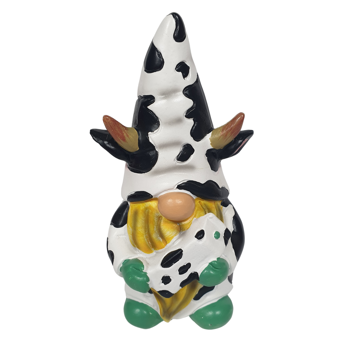 12.5cm Gnome Cow Black